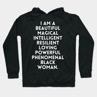 I am a beautiful black woman Hoodie